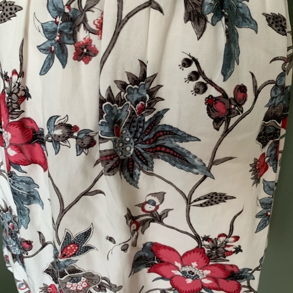 LOFT Wallpaper Floral Bustier Dress EUC - Picture 12 of 12